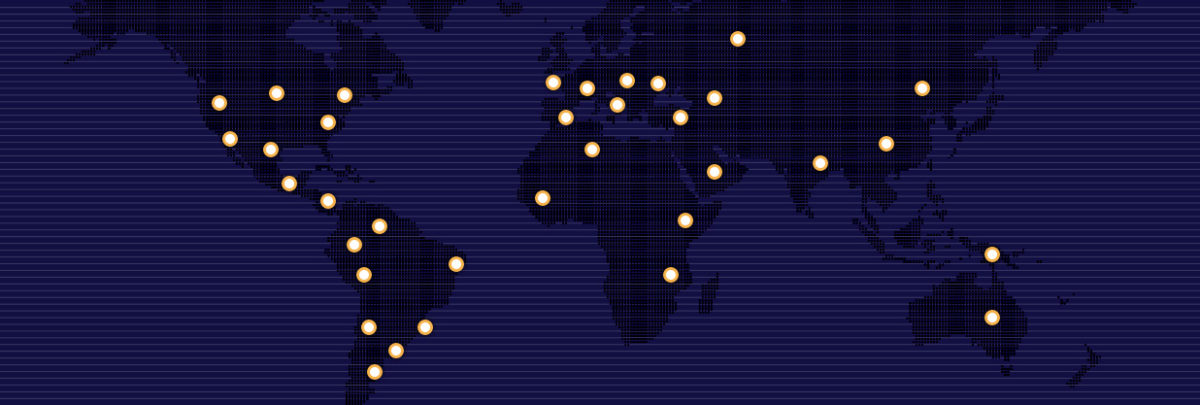 Presencia local en todo el mundo