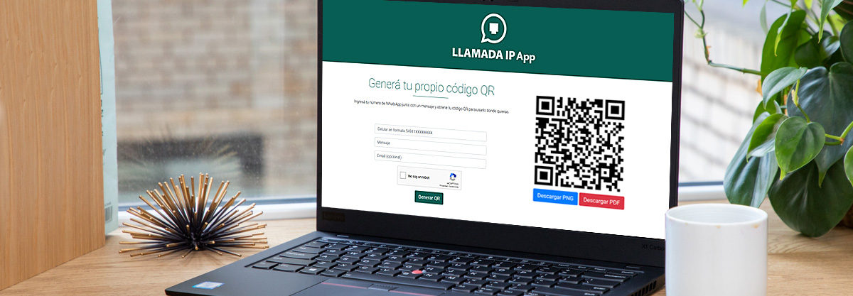 Con LlamadaIP.APP generá tus propios codigos QR