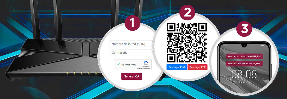 Crea un código QR para tu WiFi