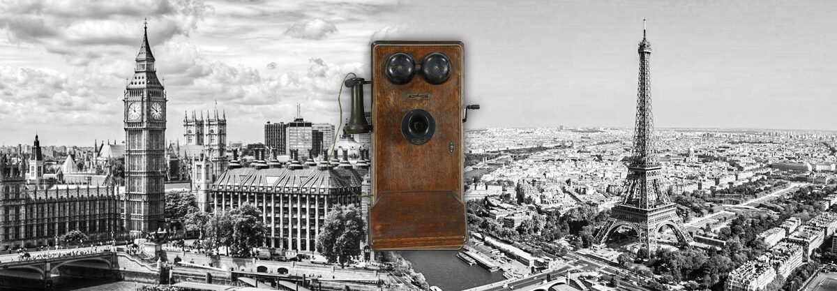 Se cumplen 130 años de la primera conexión telefónica entre Londres y París