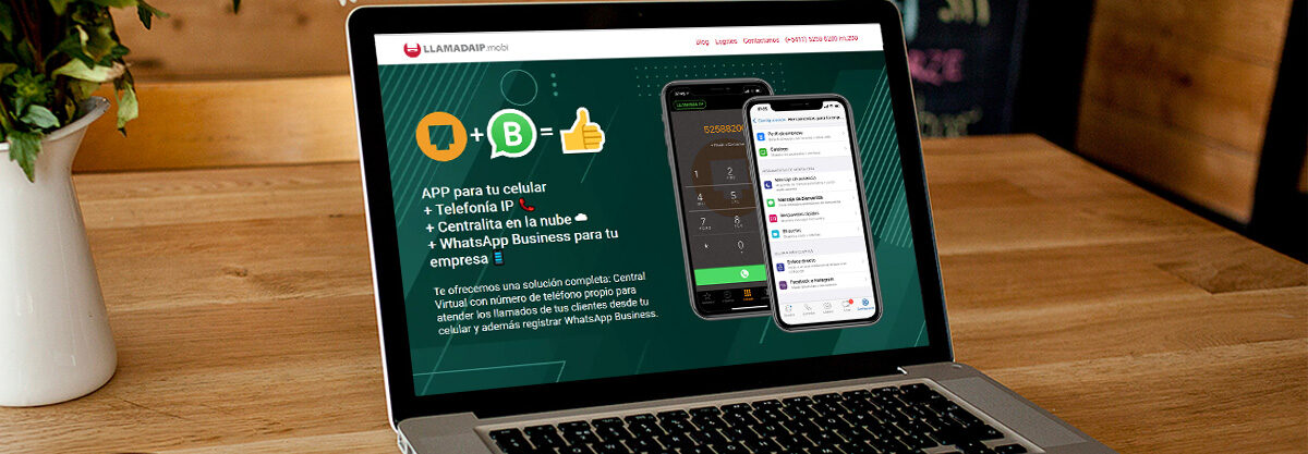 Nueva web LlamadaIP.MOBI Telefonía + WhatsApp Business