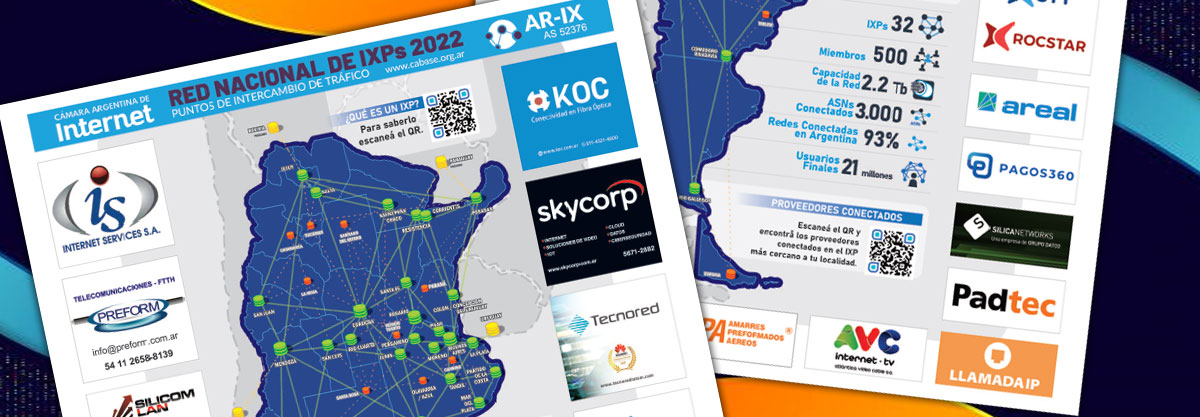 Llamada IP: un año más presentes en el mapa de la Red Nacional de IXP